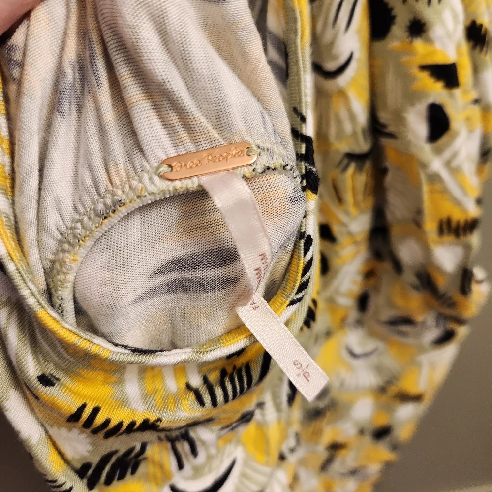 Free People Daria Halter Low Back Wrap Maxi Dress Size S - Picture 6 of 8